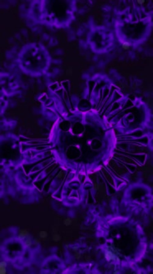 Vertical Video Stunning 3D Animation The Corona Virus