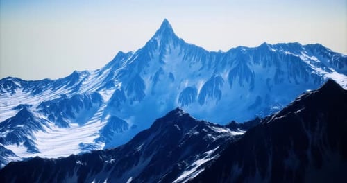 Majestic Peaks Tower Over Serene Valleys in Breathtaking Mountain Landscape