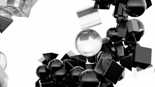 3D Loop Satisfying Geometric Pieces Animation