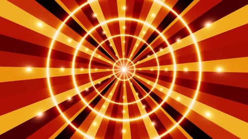 Orangefarbener Hintergrund mit festlichen Lichtern