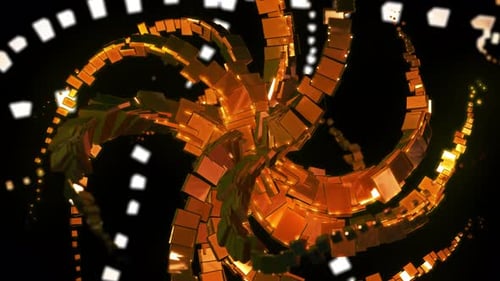 Futuristic Crystal Draw Background 4K