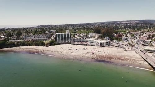 Santa Cruz Beach Boardwalk Drone
