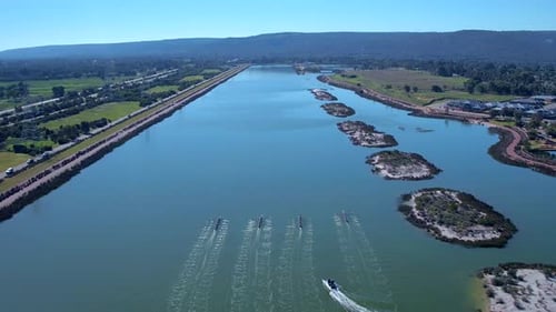 Rowing Competition Start