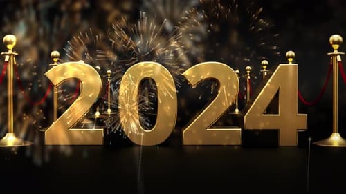 Golden 2024 New Year Countdown Awards Opener