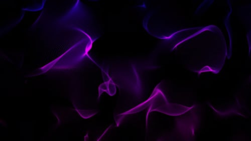 Flow Abstract Background 3d Colored Gradient Graphic Wavy Lines on Black Background Technology Sound