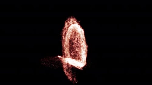 Dynamic Fiery Particle Burst Reveal Effect