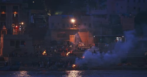 Varanasi India Funeral Rites Of