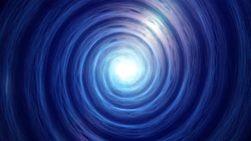 Cadre de bain à remous à vortex en spirale et tunnel numérique de haute technologie Blue Energy Magic fabriqué à partir d'une force futuriste