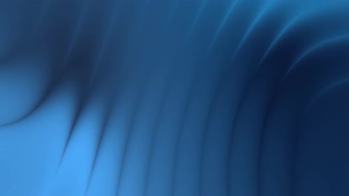 Abstract Blue Flowing Waves Seamless Loop Background