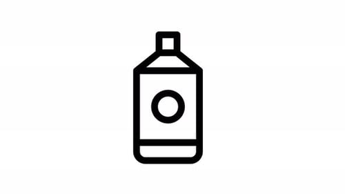 spray line icon animation