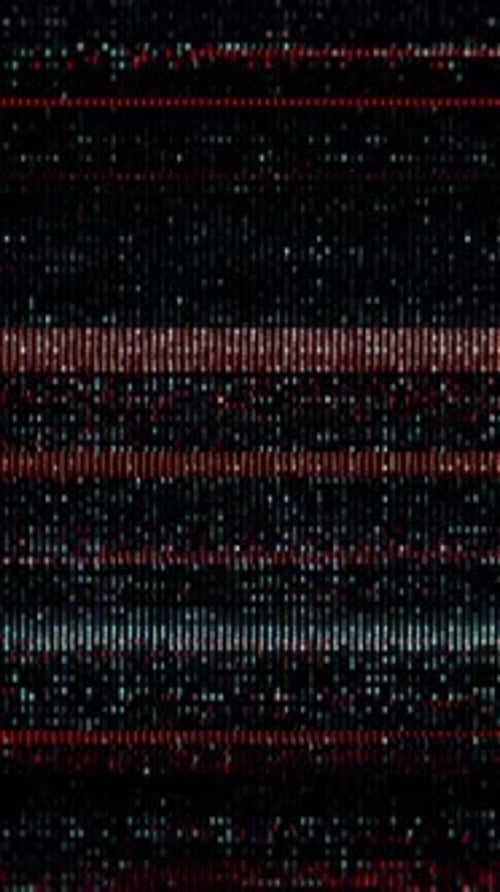 Abstract Glitch Digital Noise Vertical Background