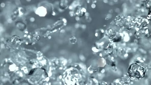 Water bubbles background abstract