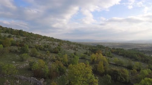 Mountain Landscape At Sunrise