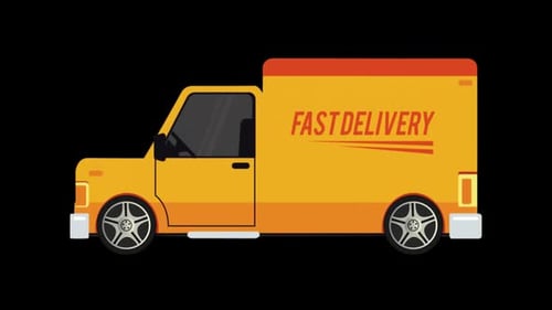 Fastdelivery Car Animation Loop