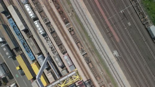 Container Terminal Aerial View