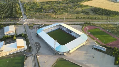 aerial stadium