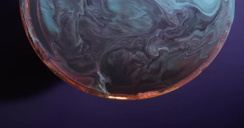 Swirling Liquid Texture Background with Abstract Color Patterns