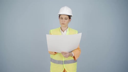 The engineer approves the news she heard.