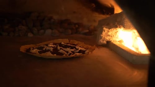 Wood Fire Oven Tracking Shot
