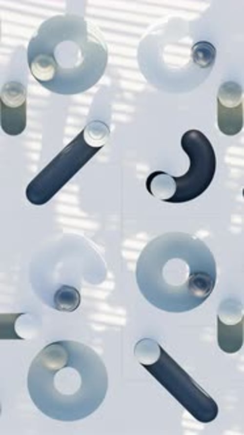 Geometric Path Colorful Balls 3d Loop