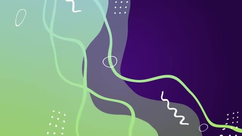 Dynamic Abstract Wavy Shapes Motion Background