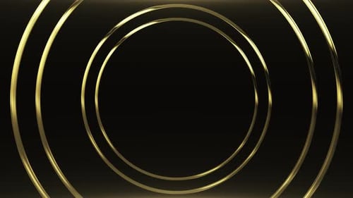 Luxury Golden Circle Frame