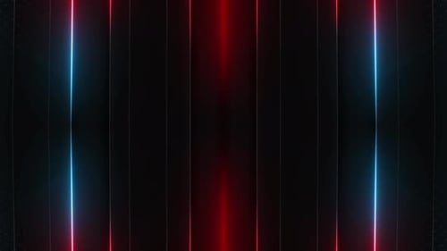 Digital Neon Vertical Glowing Lines Background
