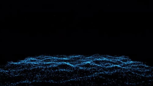 3d particles creating and ethereal plane