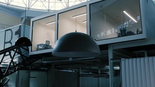 Individual Rooms for Workers in Business Center