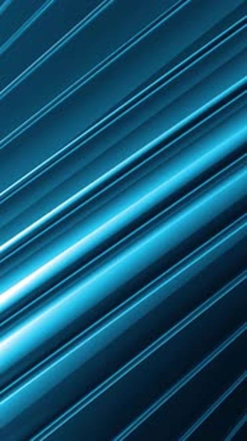 Abstract Blue Glowing Vertical Lines Background