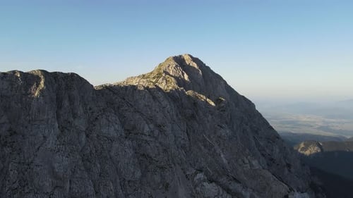 Mountain Peak Aerial View