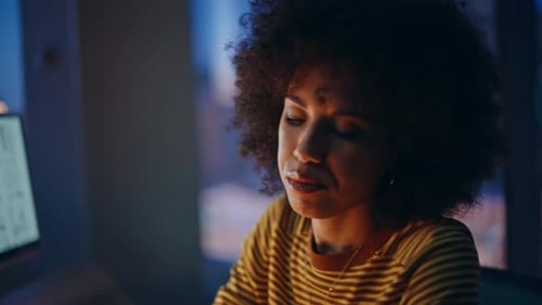 Overtime Professional Planning Building Design Holding Model at Office Closeup
