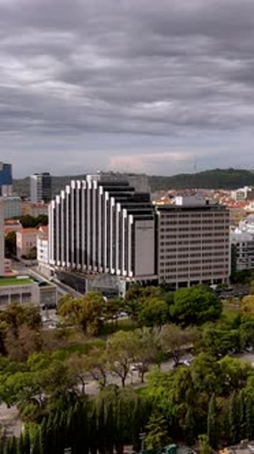 Lisboa Skyline Horizon Capital Urban Panorama Lisboa