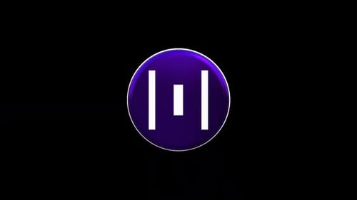 Modern Animated 3D Music Visualizer Icon