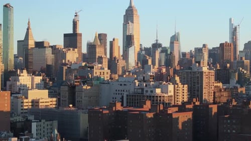 Aerial view of The Empire State Building