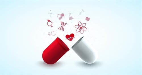 Medicine And Medical Icons Background
