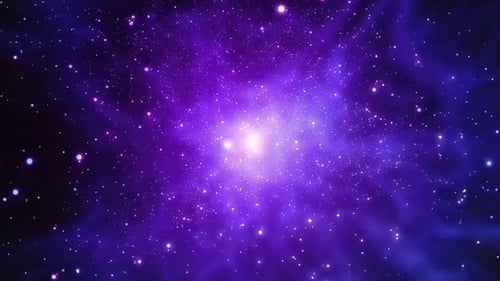 Animated Hyperspace Tunnel Particle Starfield Loop Background