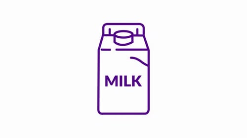 Animated Milk With Alpha Channel