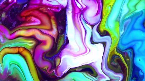 Abstract Fluid Color Motion Background