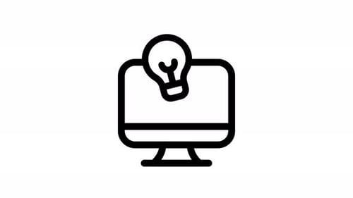 application line icon animation