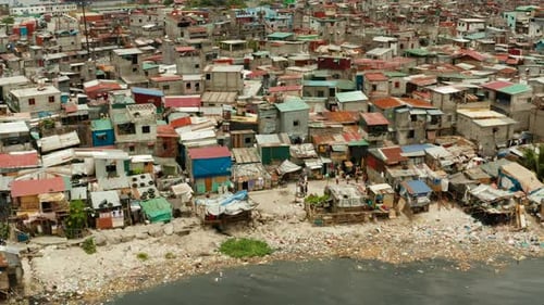Slums and Poor District of the City of Manila