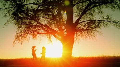 Woman Running/ Warming Up at Sunrise Action