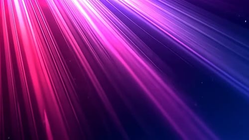 Abstract vibrant light beams