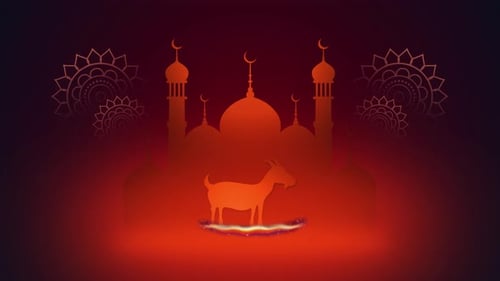 Eid Al Adha Hintergrundschleife