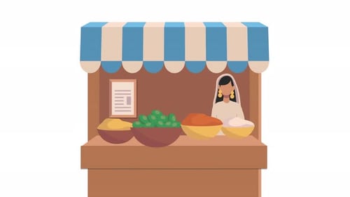Arabian Shop Sale Product Animation