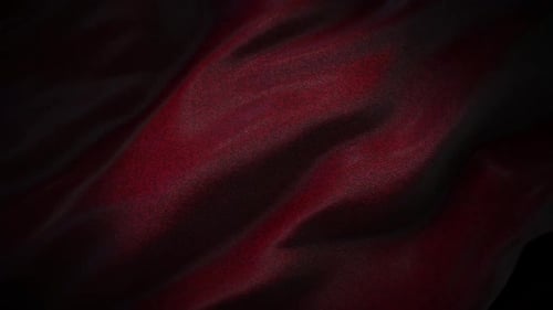 Dark Red Flowing Fabric Background Motion Graphic
