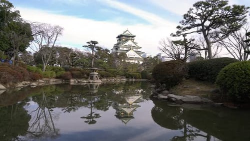Osaka Castle in Osaka, Japan
