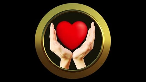 Heart With Hand Loop