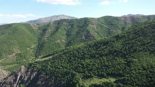 Aerial View Of Green Hills