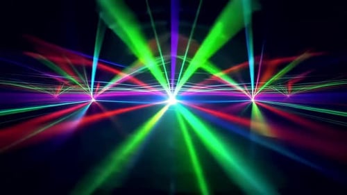Dynamischer mehrfarbiger Laserlichtshow-Hintergrund